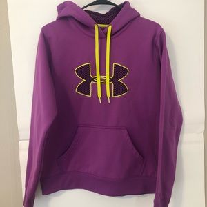 Purple under armour hoodie
